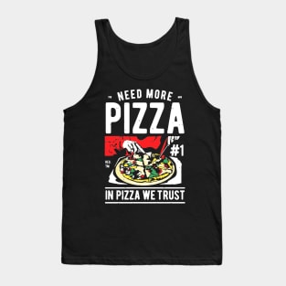 In Pizza We Trust Tank Top